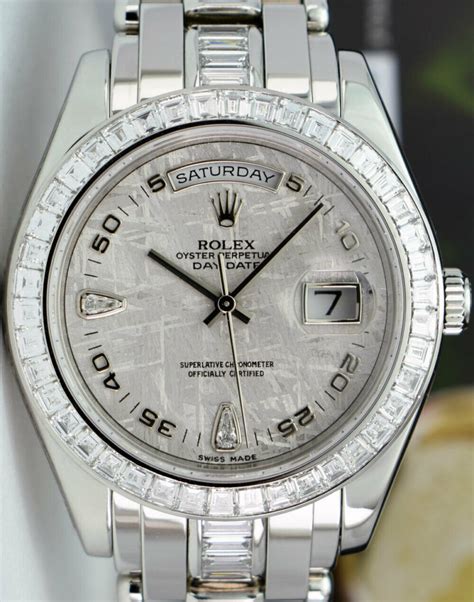 rolex mens platinum watch|rolex platinum masterpiece with diamonds.